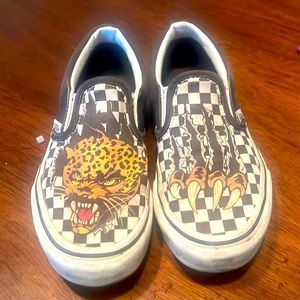 Vans Slides Boys 13.5 Tiger